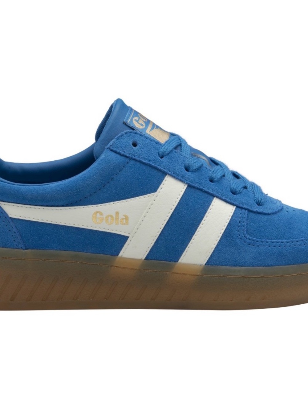 New in Box Gola Classics Women's Grandslam Suede Sneakers
Pacific/Off White/Gum
